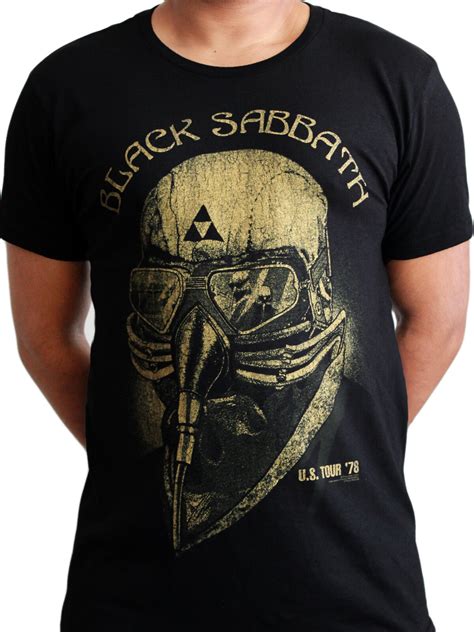 black sabbath never say die tour t shirt
